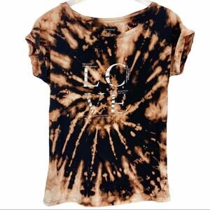 Dunlop Custom Bleached Graphic T-shirt Sz XL